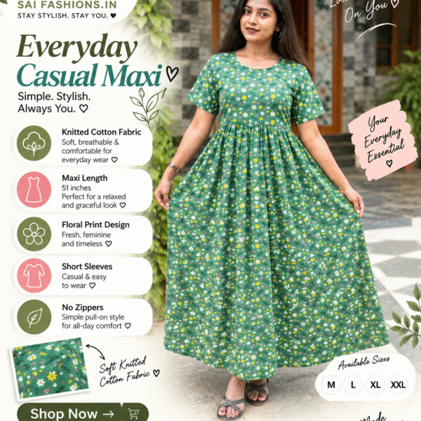 Casual Wear Maxi Gowns (Non Feeding)