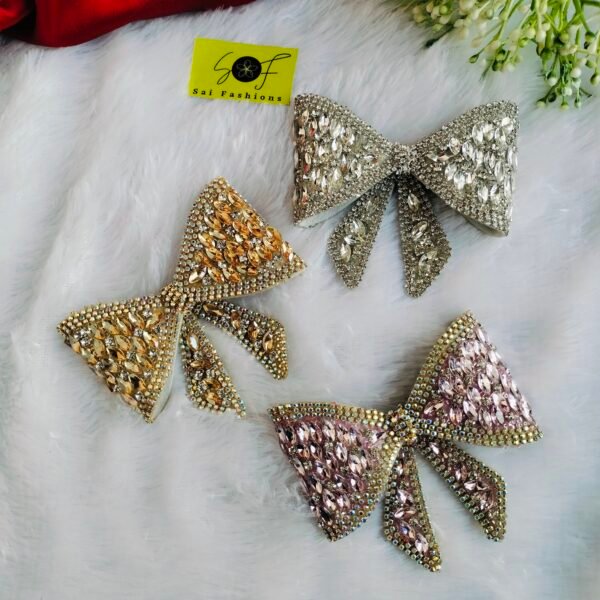 Sparkling Crystal Hair Bows