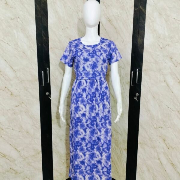 Purple Tie&Dye Zipless Full length Maternity Loungewears