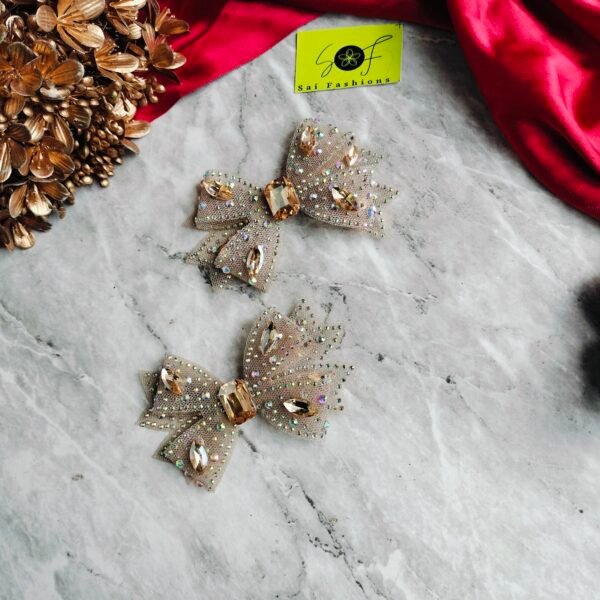 Shimmer Fabric Hair Bows