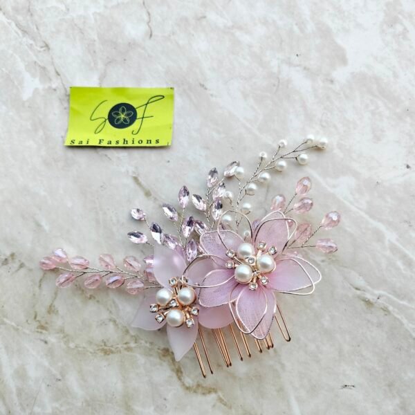 Crystal Hair Brooches