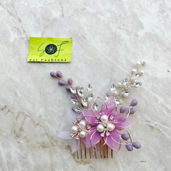 Crystal Hair Brooches