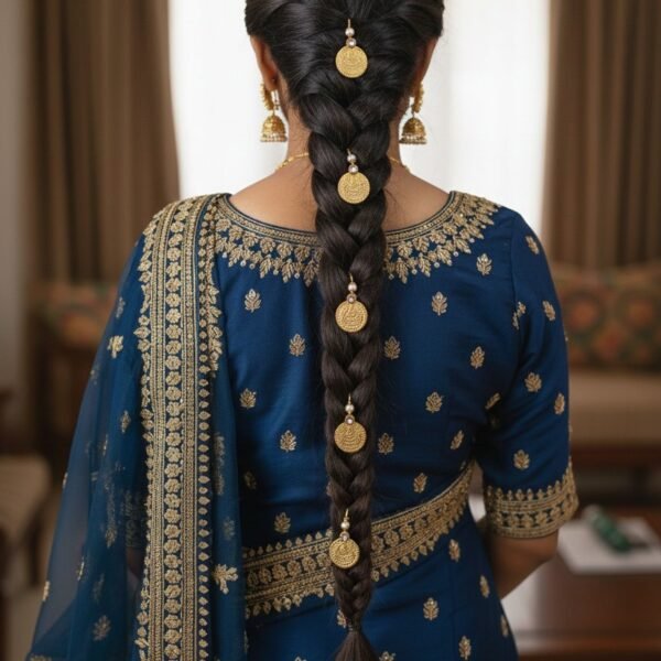 Trending Lakshmi Coin Hair Pins ( Set Of 10)