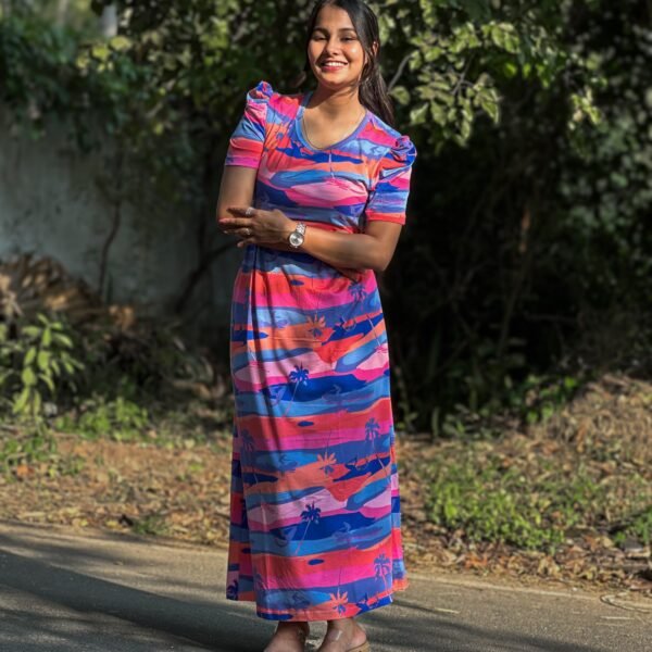 Premium Quality Multi Coloured Printed Full length Maternity Loungewear