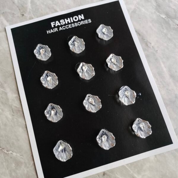 Crystal Leaf Velcro Hair Pins