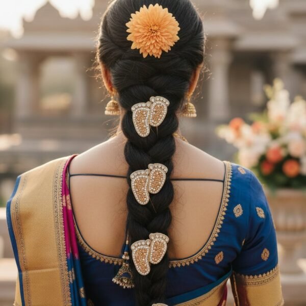 Baby Foot Hair Pin Gold ( Set of 3)