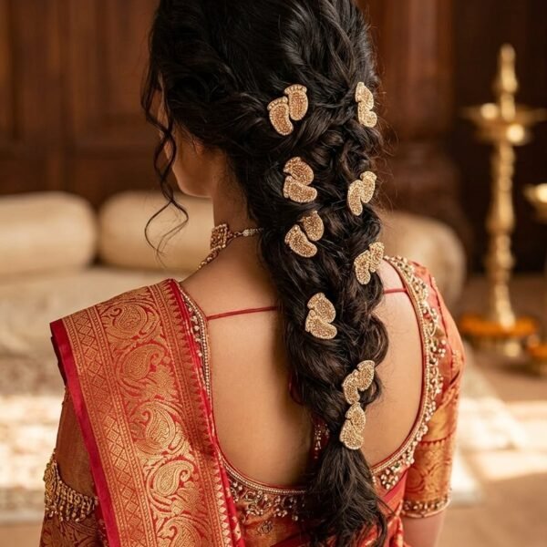 Baby Foot Hair Pin Gold ( Set of 3)