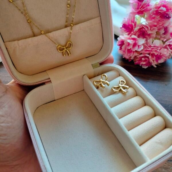 Bow Pendent & Earring set