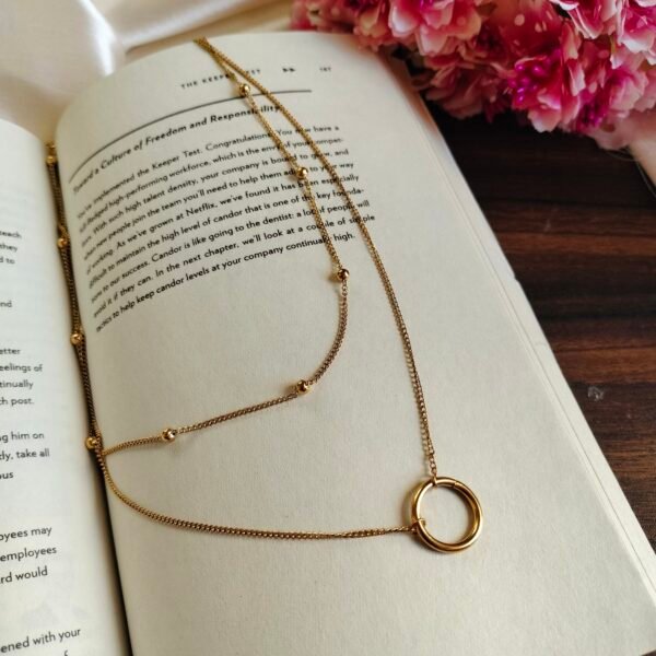 Dual-Layered Loop Pendant Set