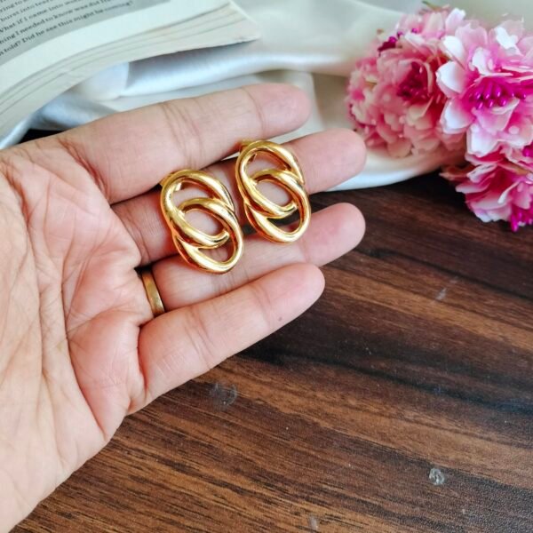 Anti-Tarnish Loop Earrings