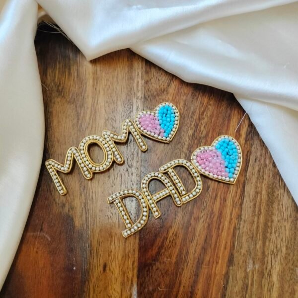 MOM & DAD Brooch Pins