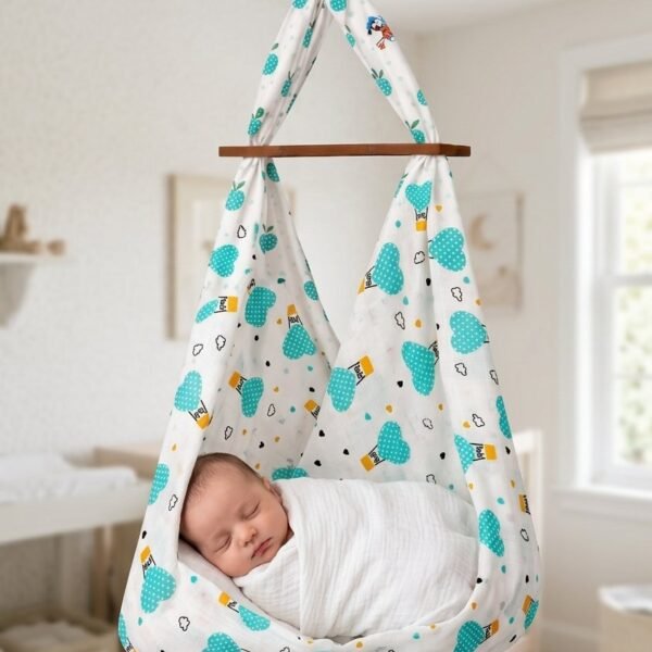 Muslin Baby Cradle Cloth/ Thothill Thuni – Soft, Breathable & Durable🌿