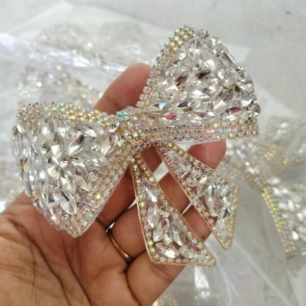 Sparkling Crystal Hair Bows