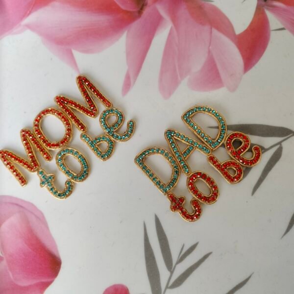 MOM to Be & DaD to Be Brooch Pins