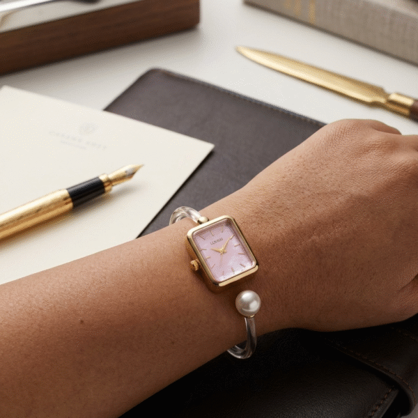 Gold & Pearl Open- Purple