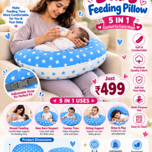 Baby Feeding Pillow – 5-in-1